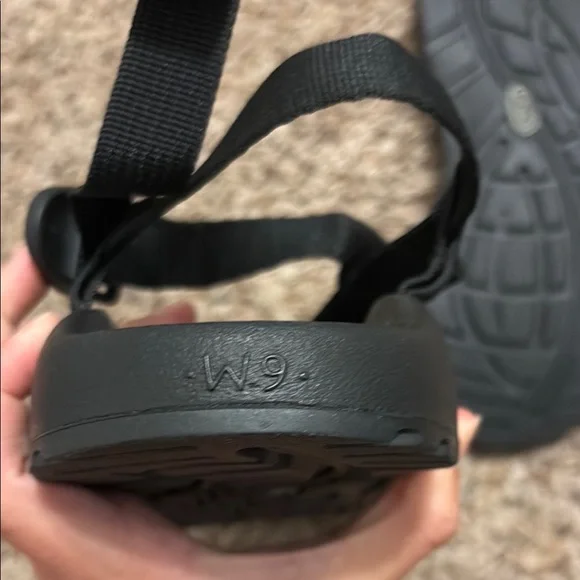 Chaco Black Adventure Sandals - Picture 3 of 3
